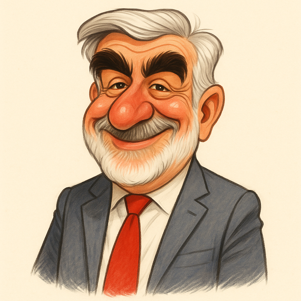 Caricatura di Franco Zanardi